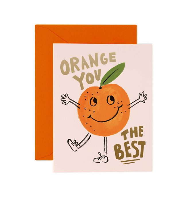 Tarjeta Postal Orange You - Rifle Paper