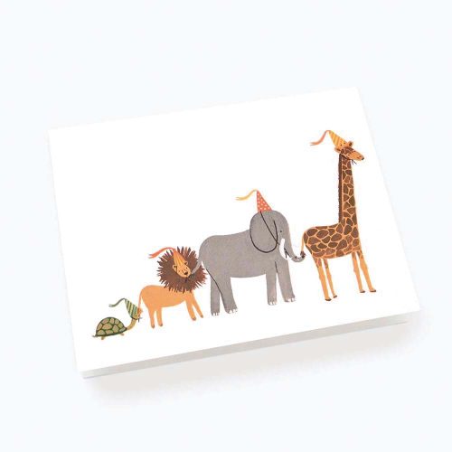 tarjeta-postal-animales-nino-nina-party-animals-parade-card-gck002-02