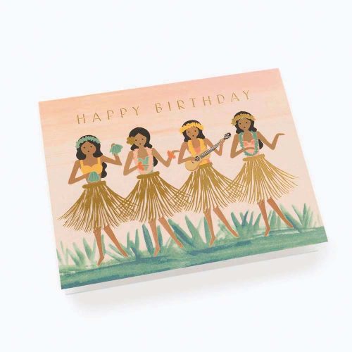 tarjeta-postal-feliz-cumpleanos-aniversario-hawaiana-hula-birthday-card-rifle-pepa-paper-gcb029-02