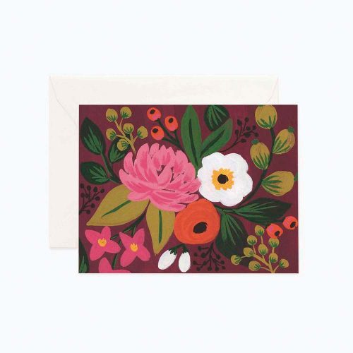 tarjeta-postal-flores-flowers-vintage-blossoms-burgundy-card-rifle-pepa-paper-gcm061-01
