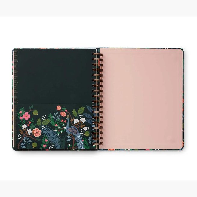 agenda-planificador-mensual-17-meses-2024-peacock-17-month-hardcover-spiral-planner-pls017-09