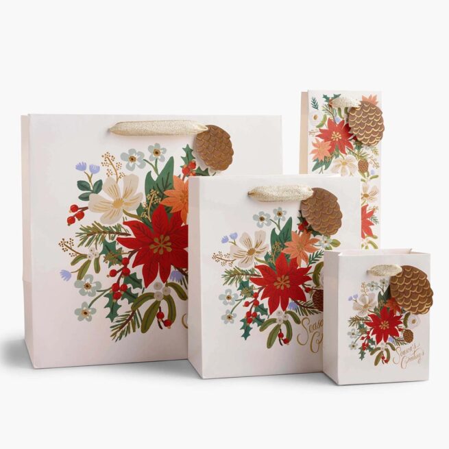 bolsa-de-regalo-navidad-holiday-bouquet-rifle-paper-pepa-paper-gbx008-generica